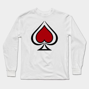 Spade Heart Long Sleeve T-Shirt